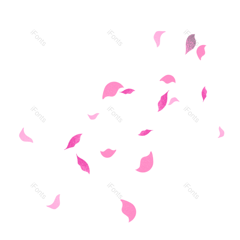 插画图片,花瓣素材元素,PNG,免抠素材